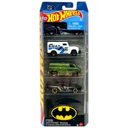 Hot Wheels: Batman vozila, komplet 5 avtomobilčkov - Mattel