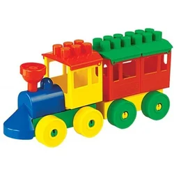 Vozić i kocke - 1 vagon 22x6x10cm ( 036698 )