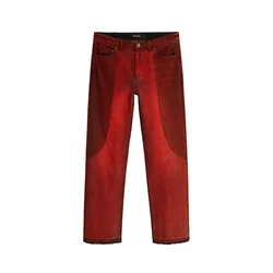Desigual Kavbojke rdeča/temno rdeča