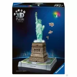 Ravensburger 3D puzzle Kip slobode sa svetlom RA12008027
