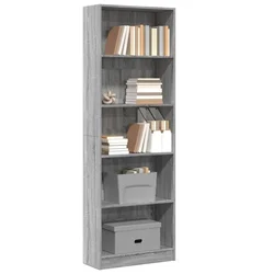 Regal za knjige boja hrasta 60x24x176 cm konstruirano drvo