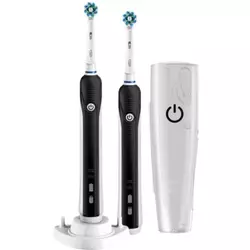 ORAL-B električna zobna ščetka PRO790 DUO CrossAction, set