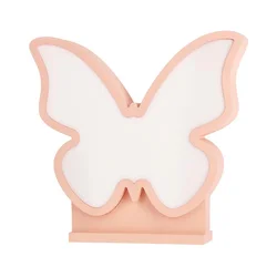 LED Dečja stona lampa BUTTERFLY LED/14W/230V ružičasta