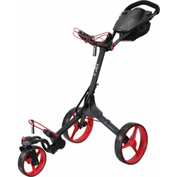 Big Max IQ2 360 Phantom Black/Red Ročni voziček za golf