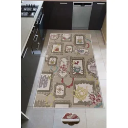 Conceptum Hypnose Tepih Hmnt538, Pravougaoni, 80 x 120 cm, Smeđi