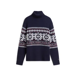 TOMMY HILFIGER Pulover mornarska/rdeča/bela