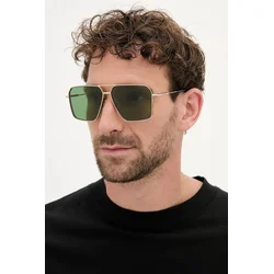 Sončna očala Alexander McQueen moška, zlata barva, AM0500S