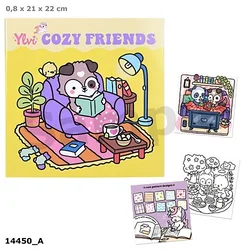 Knjiga za bojanje Cozy Friends
