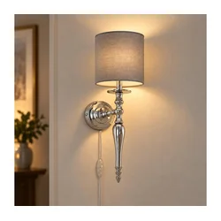 BRILAGI - Zidna lampa NUBILA 1xE27/60W/230V sjajni hrom/antracit