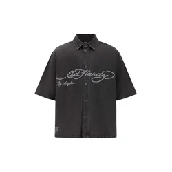 Ed Hardy Majica Adler und Sterne črna
