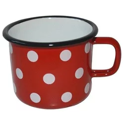 emajliran vrč premer 9cm 0,5l PUNTÍK CRV