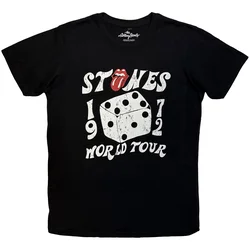 The Rolling Stones Dice Tour 72 (Carbon) Black L Majica