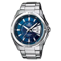 CASIO moška ročna ura EF 129D-2A, modra-srebrna