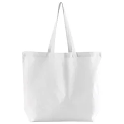 VREĆICE ZA KUPOVINU PAMUČNA 35X39X13.5 CM DUGE RUČKE MAXI BEECHFIELD W165  BIJELA