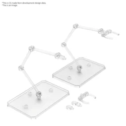 Bandai ACTION BASE 6 Gundam Clear Color Set - sestavni model