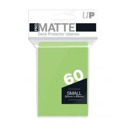 Ultra Pro Matte Small Desk Protector Sleeves 60 - Light Green