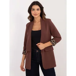 Brown womens blazer