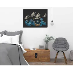Wallity Dekorativna slika na platnu, 30x40cm, Šarena