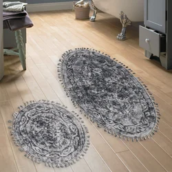 Lessentiel Maison Set 2 prostirke za kupatilo Sivi