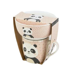 BAROK SET ČINIJA I ŠOLJA PANDA 13CM/300 ML