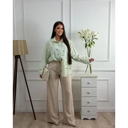 Squareonline Ženske pantalone Beige Flow, Bež