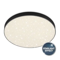 Briloner 7075-415 - LED plafonsko svetlo STAR SKY LED/24,5W/230V prečnik 38 cm crno
