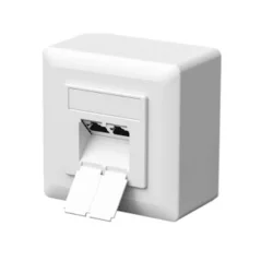 FGB CAT6a univerzalna mrežna vtičnica z 2 RJ45 priključkoma