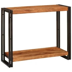 Konzolna stolica Smeđa 90 x 33 x 75 cm Čvrsto drvo akacije