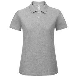MAJICA KRATKI RUKAVI POLO B&C ID.001/WOMEN 180G SVIJETLO SIVA L