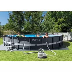 Intex 610 X 122 cm ULTRA FRAME bazen sa čeličnom konstrukcijom i peščanom pumpom
