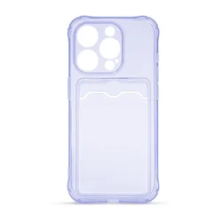 Maska za telefon WALLET za Iphone 15 Pro, Ljubičasta