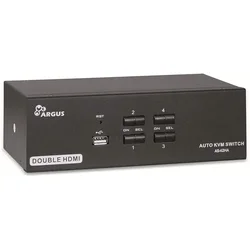 HDMI KVM stikalo Inter-Tech AS-42HA, črno