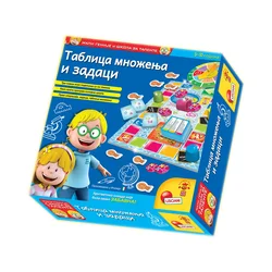 Lisciani Edukativna igra tablica množenja i zadaci mali genije RS67435