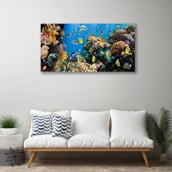 tulup.si Slika na platnu Barrier reef narava 100x50 cm
