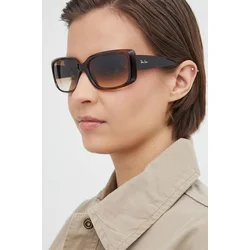 Sončna očala Ray-Ban ženski, rjava barva