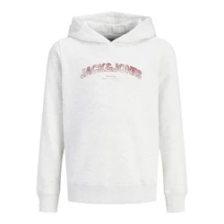 Jack & Jones Junior Majica JJAVERY temno rdeča / pegasto bela