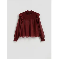 Reserved - Bluza s mešavinom metalik prediva