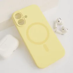 Maska za telefon Mag Case PureTone za iPhone 16 Pro Max, Žuta