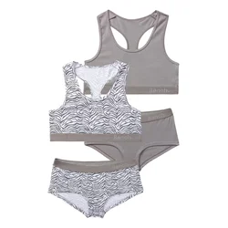 LASCANA Set perila siva/bela