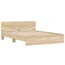 Vidaxl Konstrukcija postelje Sonoma 152 x 203 cm Konstruiran les
