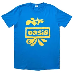 Oasis Drawn Logo Sapphire Blue L Majica