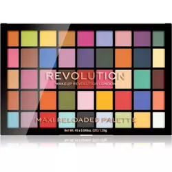 Makeup Revolution Maxi Reloaded Palette paleta puderastih sjenila za oči nijansa Monster Mattes 45 x 1,35 g