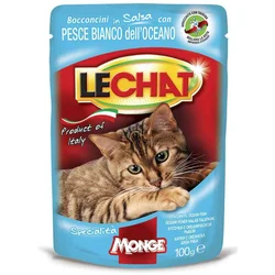 LeChat Hrana za mačke sa okeanskom ribom u sosu, 100g