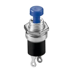 Taster mini 0.5A/250V plavi, fi=7mm