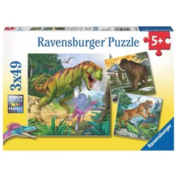 Ravensburger Slagalica Dinosaurusi, 3x49 delova
