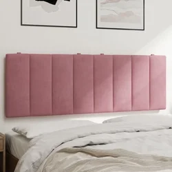 Jastuk za uzglavlje Hanko ružičasti 120 cm baršunasti