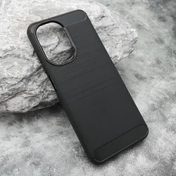 Maska silikon BRUSHED za Honor 400 Lite/ crna