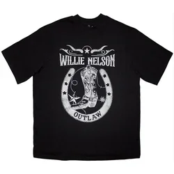 Willie Nelson Majica Outlaw Unisex Black M