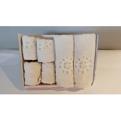 Tac Set peškira Daisy, Krem