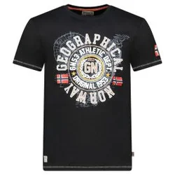 GEOGRAPHICAL NORWAY Majica kratak rukav jodept black db men 240 M